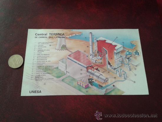 Coleccionismo: Adhesivo central t&eacute;rmica UNESA