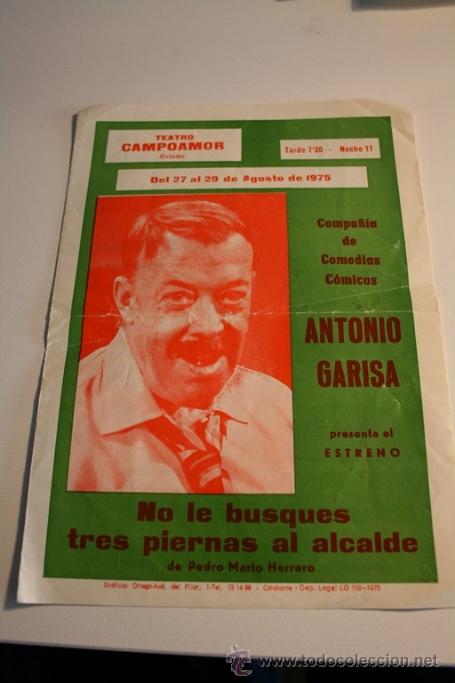 Coleccionismo: PROGRAMACION TEATRO CAMPOAMOR - Foto 1