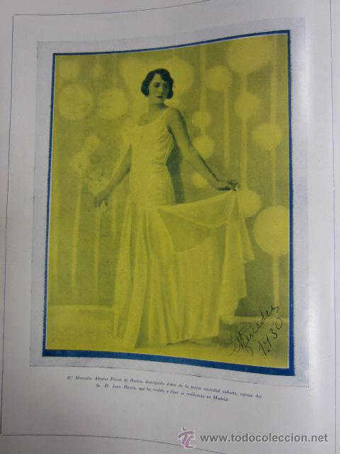 Coleccionismo: D&ordf; Mercedes &Aacute;lvarez Florez de Rivera - 1931 * COSM&Oacute;POLIS *