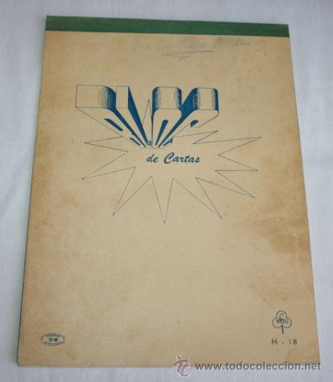 Coleccionismo: ANTIGUO BLOC DE CARTAS - 12 M - H 18 - Foto 1