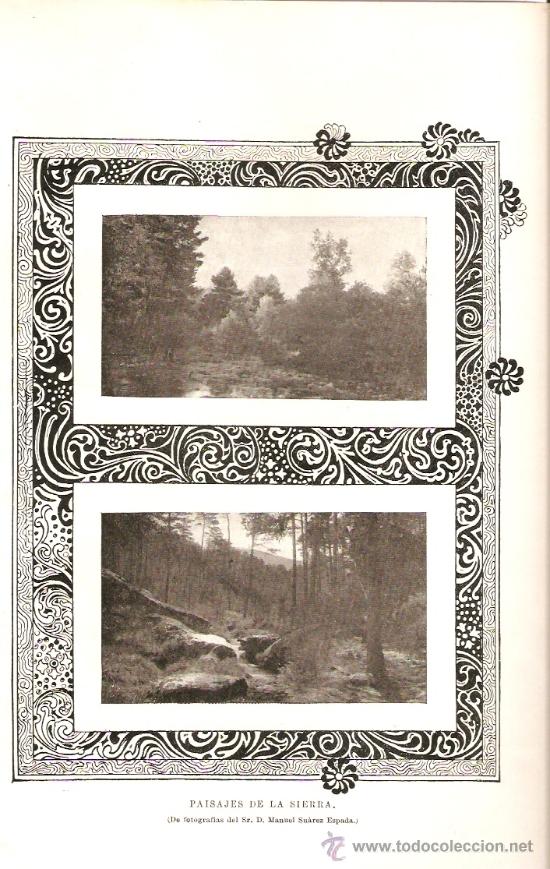 Collecting paper: RECORTE PRENSA-A&Ntilde;O 1899.FOTOGRAFIA.PAISAJES DE LA SIERRA.MANUEL SUAREZ ESPADA.