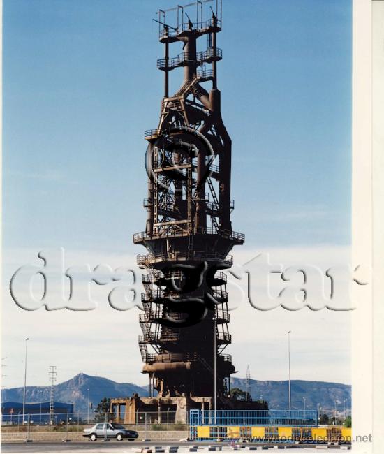 Collezionismo: FOTOGRAFIA ORIGINAL ESTRUCTURA METALICA EN ALTOS HORNOS DE SAGUNTO