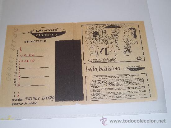 Coleccionismo: QUINIELA DEL 12- 3-67 - Foto 2