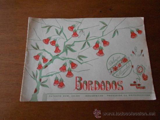 Coleccionismo: ANTIGUO LIBRO DE FIGURINES PARA BORDADOS Y LABORES ALCONCHEL N&ordm; 4