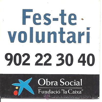 Collezionismo: Iman Nevera Feste Voluntari Obra Social La Caixa