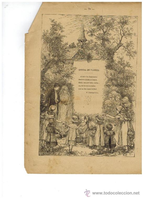 Collecting paper: RECORTE PRENSA POESIA A&Ntilde;OS 1800.MODERNISMO. F ARECHAVALA.LITERATURA MODERNISTA