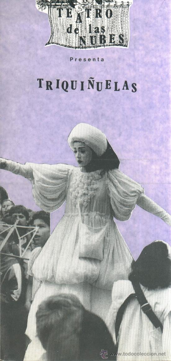 Coleccionismo: programa teatro Triqui&ntilde;uelas, Dir. Luis Miguel Gonz&aacute;lez (Teatro de las Nubes, Avil&eacute;s)