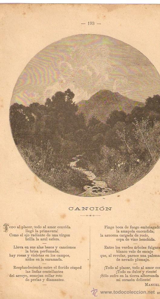 Collecting paper: RECORTE PRENSA POESIA FINALES 1800.MODERNISMO.MANUEL REINA..LITERATURA MODERNISTA