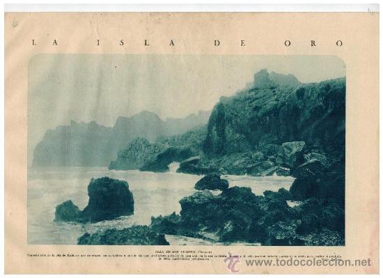 Collecting paper: RECORTE PRENSA A&Ntilde;O 1929 MALLORCA POLLENSA CALA DE SAN VICENTE CALA SANT VICEN&Ccedil; FOTOFRAFIA DURAN