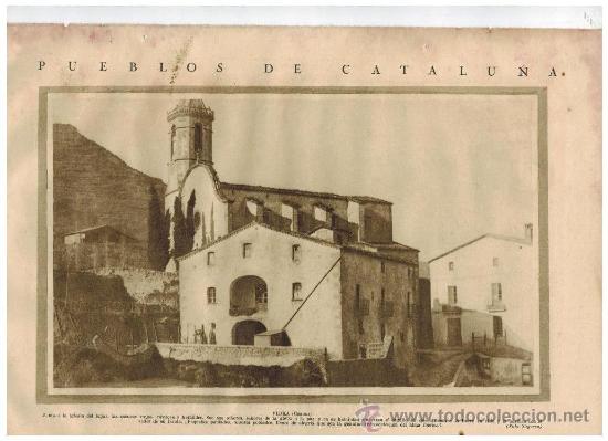 Coleccionismo: RCORTE PRENSA.A&Ntilde;O 1929.VIDRA OSONA GIRONA PUEBLOS CON ENCANTO CATALUNYA IGLESIA DE VIDRA