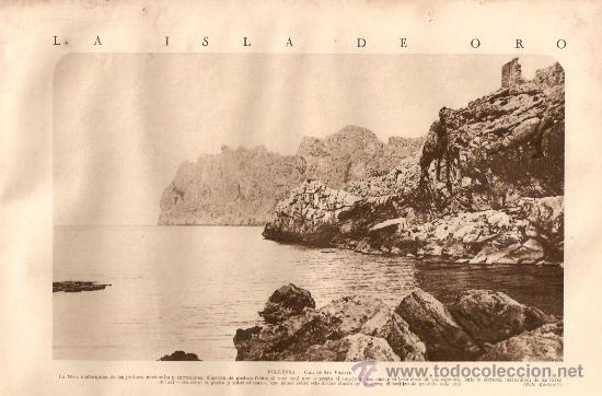Collecting paper: RECORTE PRENSA A&Ntilde;O 1928 POLLENSA POLLEN&Ccedil;A MALLORCA CALA SANT VICEN&Ccedil; FOTO MARTORELL