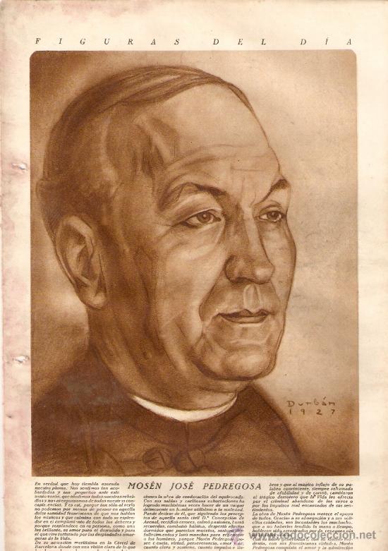 Coleccionismo: RECORTE PRENSA A&Ntilde;O 1929 MOSEN MOSSEN JOSEP PEDRAGOSA MONCLUS PRISION PRESO CARCEL PALAUTORDERA
