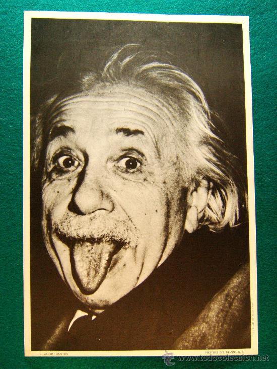 Coleccionismo: ALBERT EINSTEIN - N&ordm; 15 POSTERS DEL TIEMPO - 26X18 CM. - DECADA 1980.