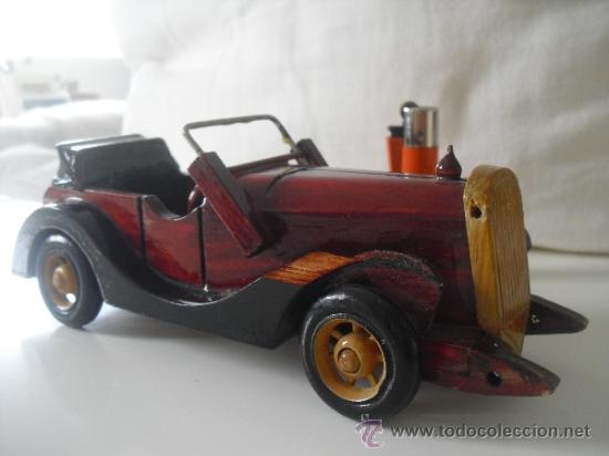 coche de madera - decoracion o coleccion - 37 c - Compra venta en  todocoleccion