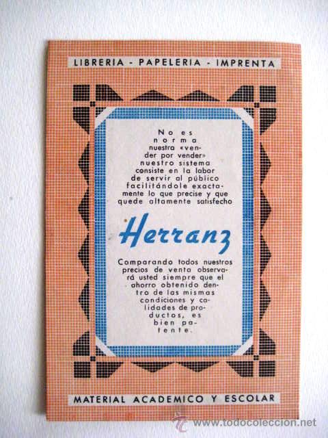 Coleccionismo: CURIOSA TARJETA PUBLICITARIA DE UNA LIBRERIA DE SEGOVIA. A&Ntilde;OS 50. ENVIO GRATIS&iexcl;&iexcl;&iexcl;