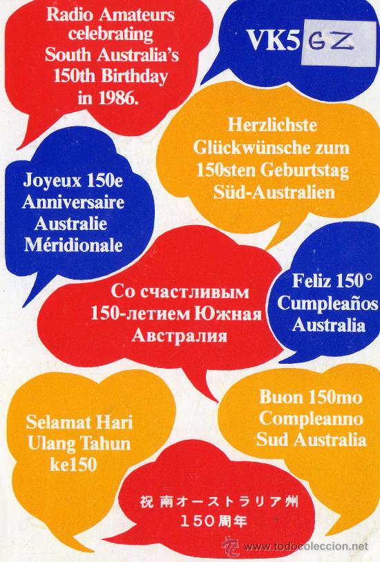 Coleccionismo: QSL. AUSTRALIA. CIRCULADA - Foto 1