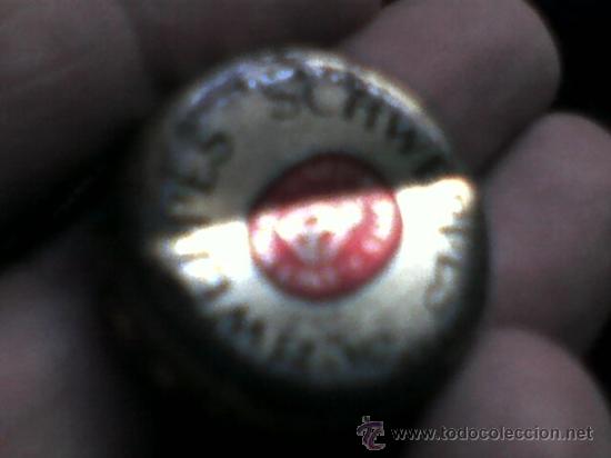 Coleccionismo: Chapa botella Schweppes a&ntilde;os 80 - Foto 1