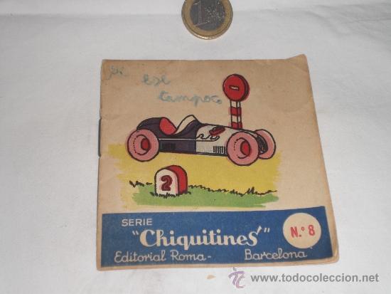 Collectionnisme: CHIQUITINES  SERIE N&ordm; 8 ED ROMA CUADERNITO PARA COLOREAR