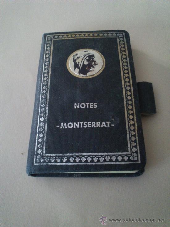 Coleccionismo: Antigua Libreta Peque&ntilde;a Para Tomar Notas, Recuerdo De Montserrat (Barcelona)A&ntilde;os 80/90.