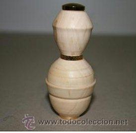 Coleccionismo: Perfumero de madera torneado - Foto 1