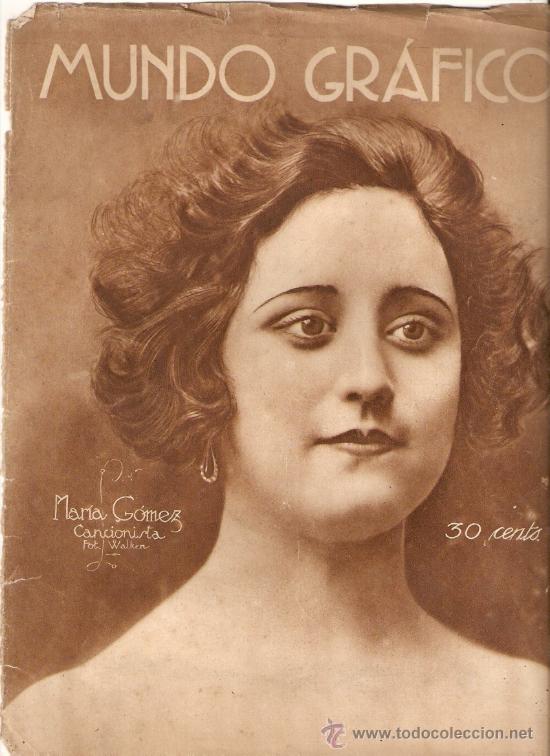 Coleccionismo: RECORTE PRENSA A&Ntilde;OS 20 MARIA GOMEZ ACTRIZ CANTANTE TEATRO FOTOGRAFIA WALKEN
