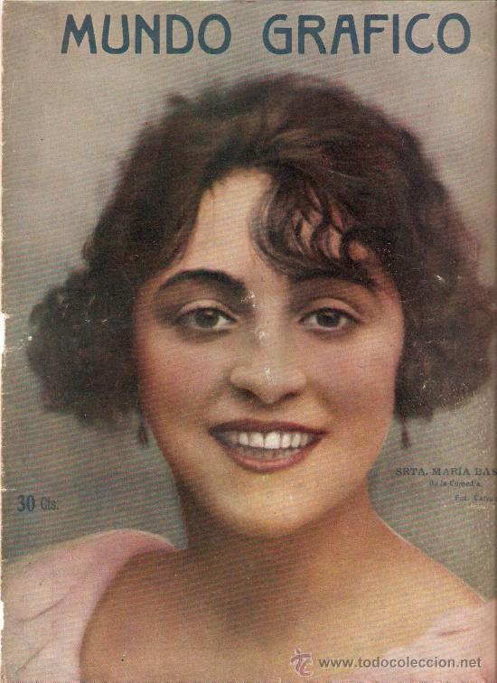 Coleccionismo: RECORTE PRENSA A&Ntilde;OS 20 MARIA BASSO TEATRO DE LA COMEDIA ACTRIZ FOTOGRAFIA CALVACHE