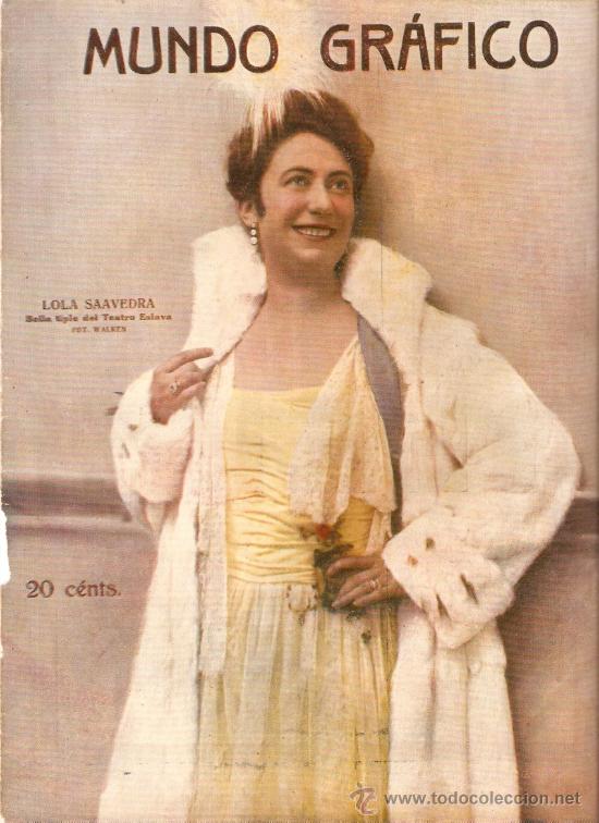 Coleccionismo: RECORTE PRENSA A&Ntilde;OS 20 LOLA SAAVEDRA TEATRO ESLAVA TIPLE ACTRIZ ARTISTA FOTOGRAFIA WALKEN