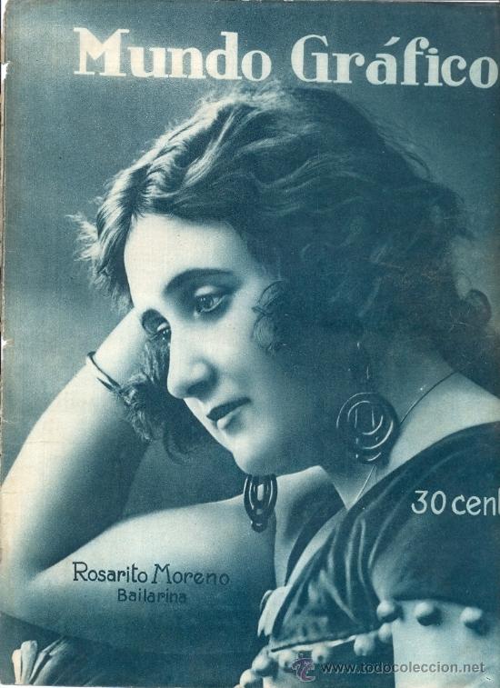 Coleccionismo: RECORTE PRENSA A&Ntilde;OS 20 ROSARITO MORENO BAILARINA ARTISTA TEATRO