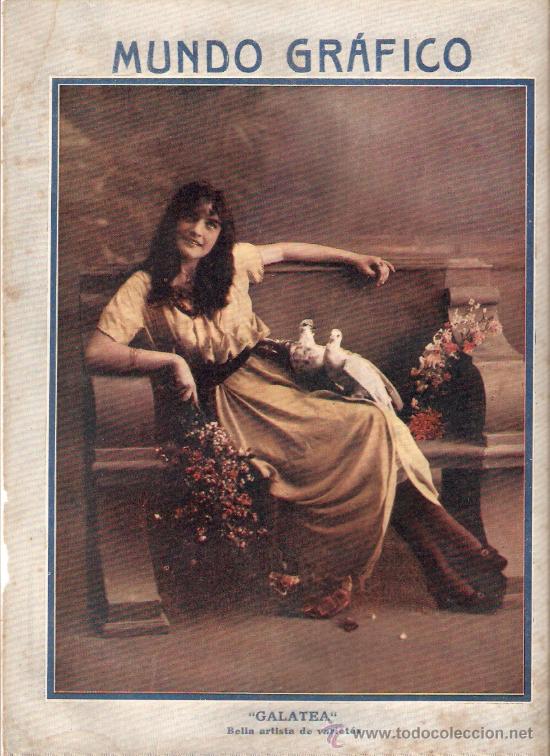 Coleccionismo: RECORTE PRENSA A&Ntilde;O 1916 GALATEA ARTISTA VARIETES ACTRIZ TEATRO