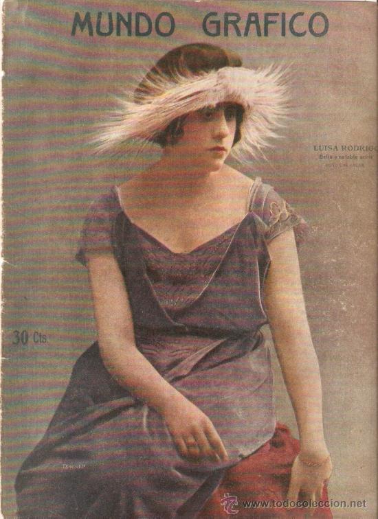 Coleccionismo: RECORTE PRENSA A&Ntilde;OS 20 LUISA RODRIGO ARTISTA ACTRIZ TEATRO FOTOGRAFIA CALVACHE