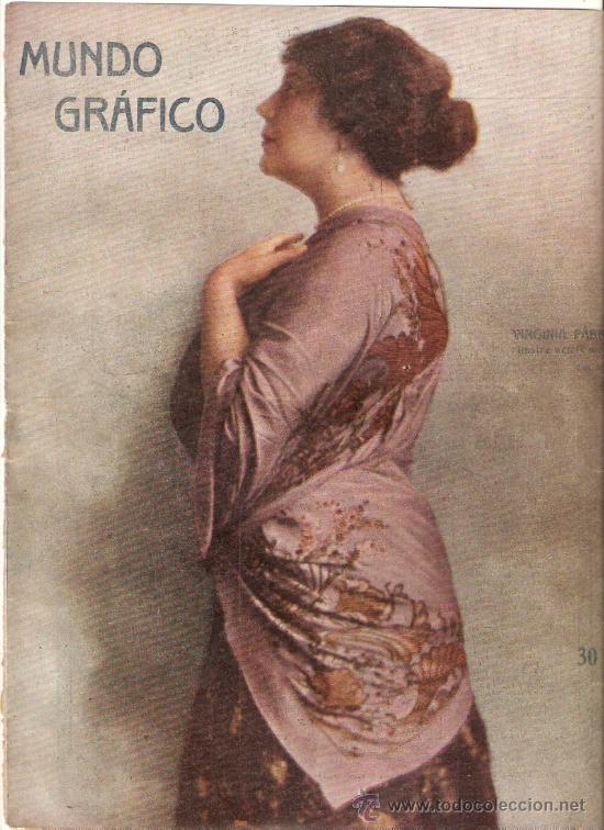 Collecting paper: RECORTE PRENSA A&Ntilde;OS 20 VIRGINIA FABREGAS ARTISTA MEJICO ACTRIZ TEATRO