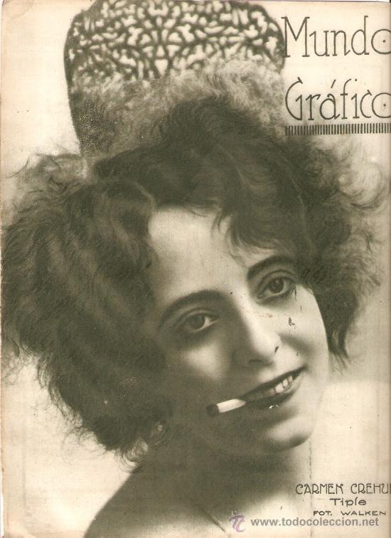 Coleccionismo: RECORTE PRENSA A&Ntilde;OS 20 CARMEN CREHUET ARTISTA TIPLE ZARZUELA ACTRIZ TEATRO FOTOGRAFIA WALKEN