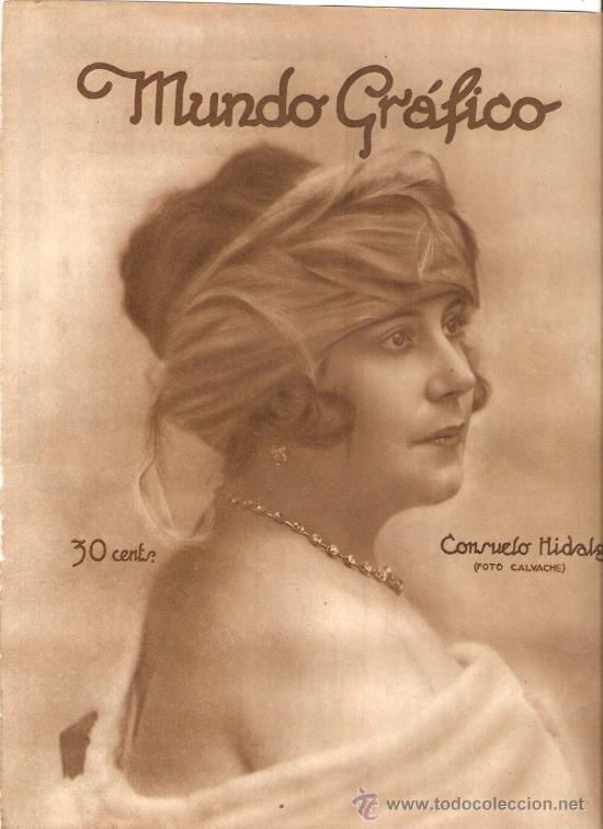 Colecionismo: RECORTE PRENSA A&Ntilde;OS 20 CONSUELO HIDALGO ARTISTA ACTRIZ TEATRO FOTOGRAFIA CALVACHE