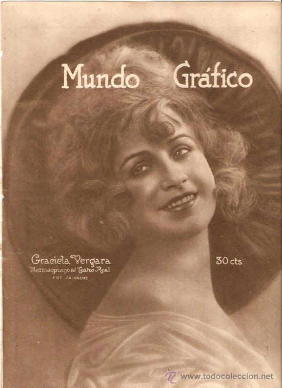 Colecionismo: RECORTE PRENSA A&Ntilde;OS 20 GRACIELA VERGARA MEZZOSOPRANO TEATRO REAL OPERA FOTOGRAFIA CALVACHE