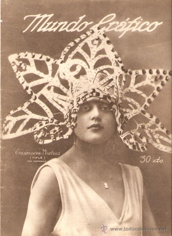 Colecionismo: RECORTE PRENSA A&Ntilde;O 1923 ENCARNACION MARTINEZ TIPLE ARTISTA ACTRIZ TEATRO FOTOGRAFIA COMPANY