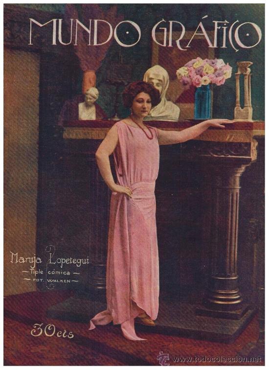 Coleccionismo: RECORTE PRENSA A&Ntilde;OS 20 MARUJA LOPETEGUI TIPLE COMICA ARTISTA ACTRIZ TEATRO FOTOGRAFIA WALKEN