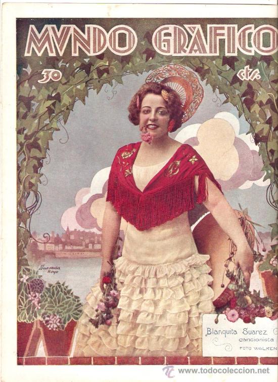 Colecionismo: RECORTE PRENSA A&Ntilde;OS 20 BLANCA BLANQUITA SUAREZ ARTISTA ACTRIZ TEATRO FOTOGRAFIA WALKEN