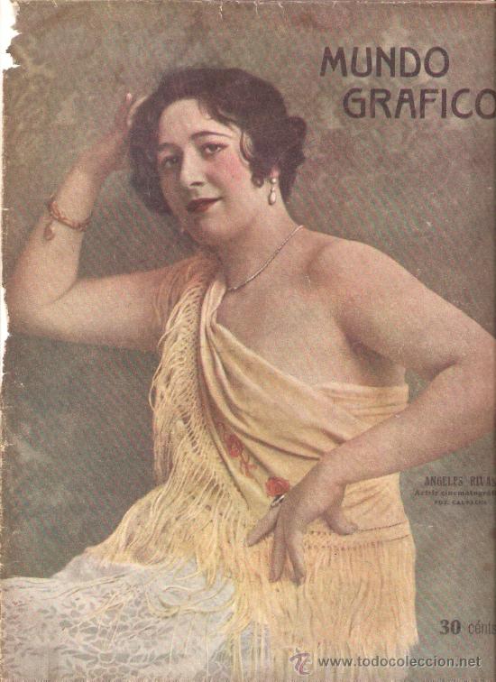 Colecionismo: RECORTE PRENSA A&Ntilde;OS 20 ANGELES RIVAS ACTRIZ CINE ARTISTA FOTOGRAFIA CALVACHE