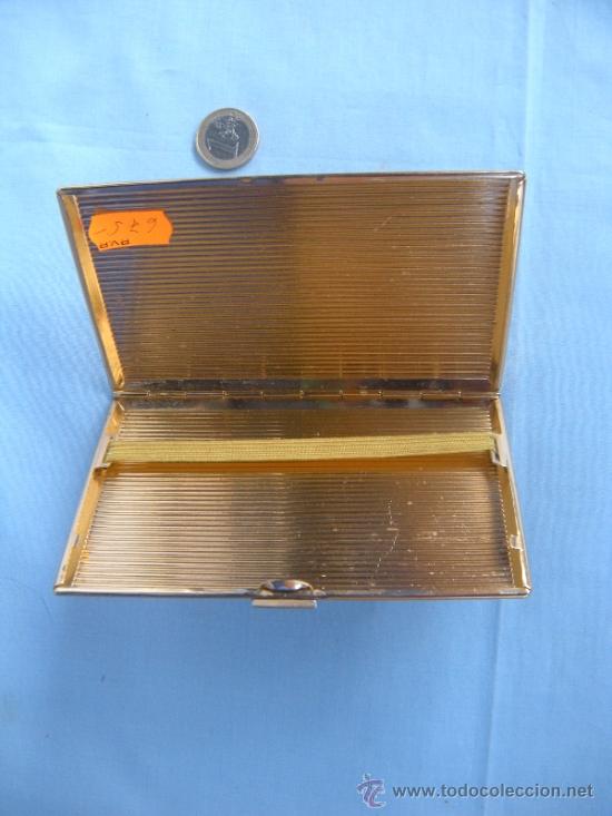 Coleccionismo: PITILLERA DORADA, CIGARRILLOS. TABACO. - Foto 2