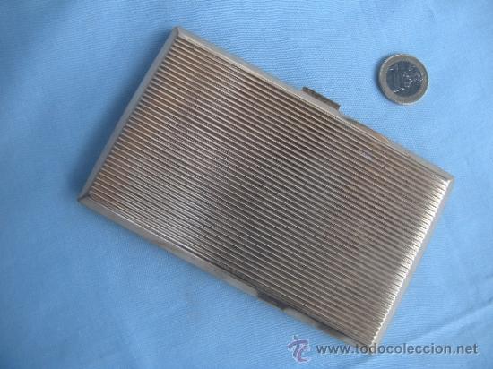 Coleccionismo: PITILLERA DORADA, CIGARRILLOS. TABACO. - Foto 1