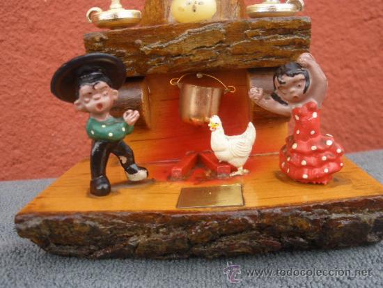 Coleccionismo: CHIMENEA CON GITANOS. RECUERDO DE ALICANTE - Foto 2