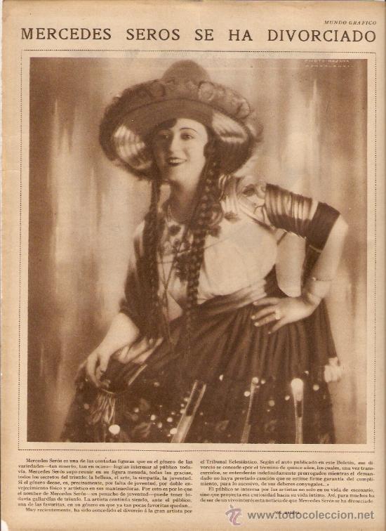 Collectionnisme: A&Ntilde;O 19?? DIVORCIO MERCEDES SEROS ARTISTA TEATRO CALCETINES MOLFORT'S