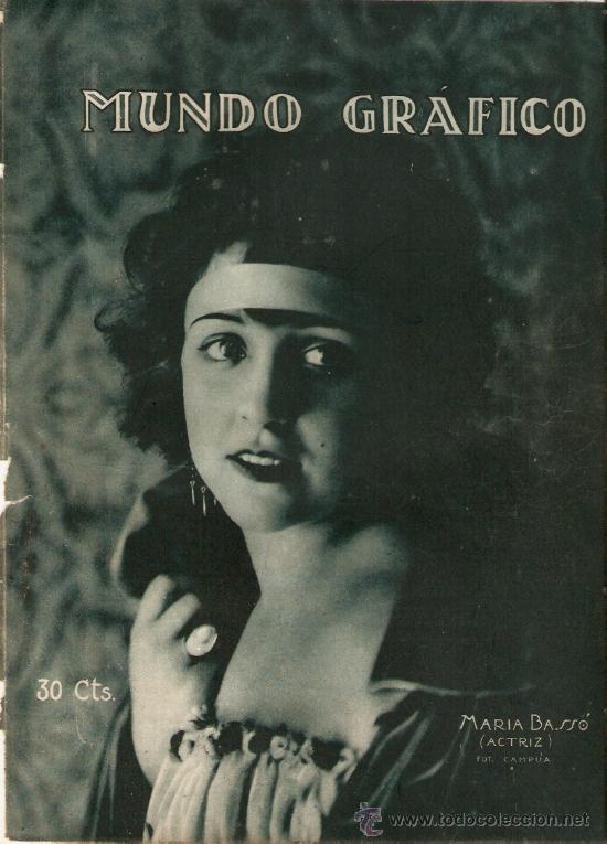 Coleccionismo: A&Ntilde;O 19?? MARIA BASSO ACTRIZ ARTISTA TEATRO FOTOGRAFIA CAMPUA
