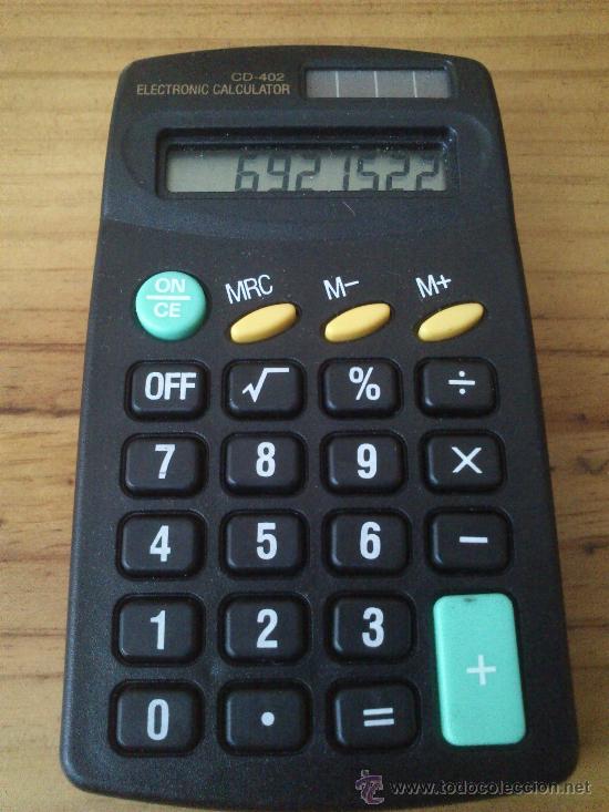 Coleccionismo: Calculadora CD-402 Electronic Calculator.