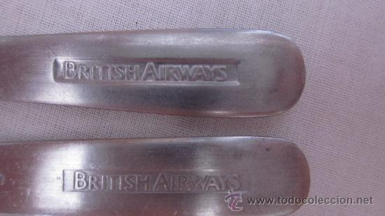 Coleccionismo: Cubiertos l&iacute;neas a&eacute;reas British Airways - Foto 2