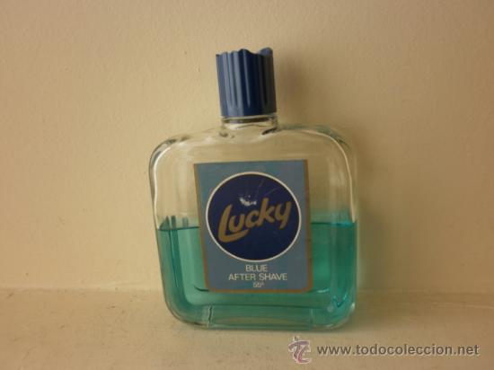 Coleccionismo: ANTIGUO FRASCO DE  BLUE AFTER SHAVE DE LUCKY  MAS SA BARCELONA