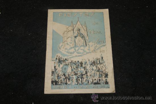 Coleccionismo: Antiguo programa de fiesta mayor, canet de mar, 1942 - Foto 1