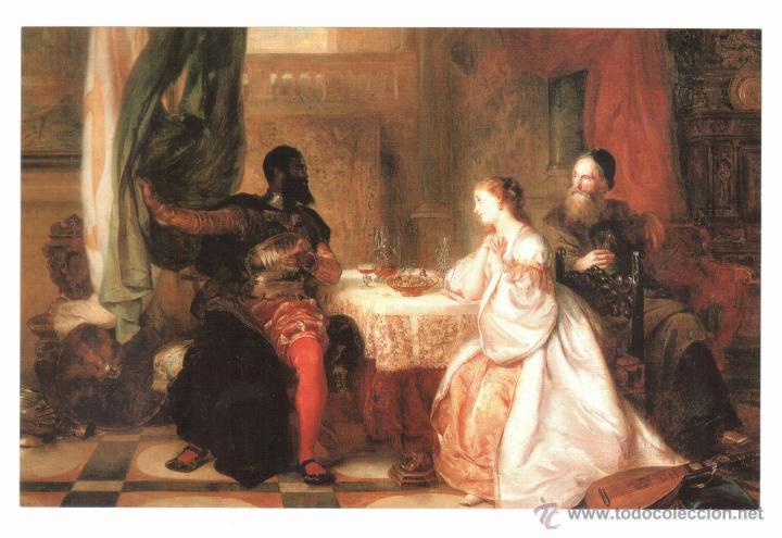 Coleccionismo: Otelo y Desd&eacute;mona. Robert Alexander Hillingford. William Shakespeare. C&iacute;rculo de Lectores