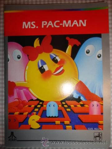Coleccionismo: LIBRETA PORTADA JUEGO ATARI MS PAC MAN - Foto 1