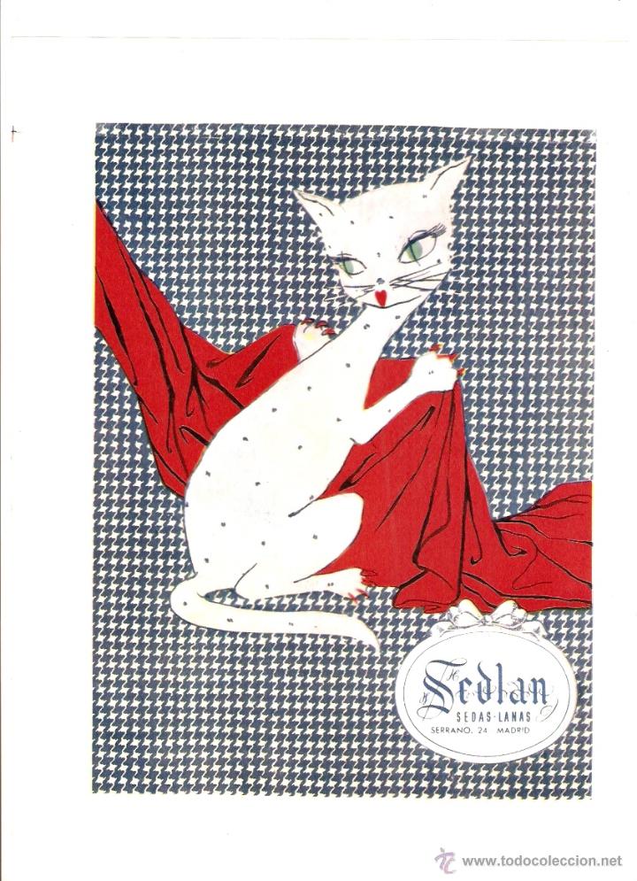 Colecionismo: A&Ntilde;O 1957 RECORTE PUBLICIDAD SEDLAN SEDAS LANAS